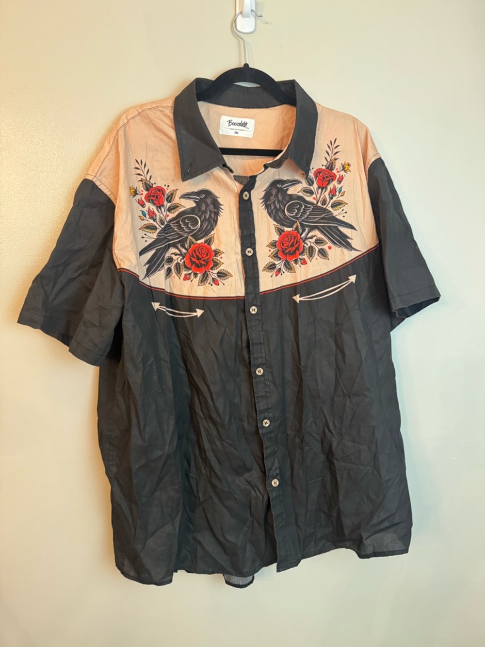 Boozelele Western Button-Up Shirt 3XL